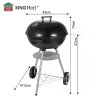 GRILL WĘGLOWY Z POKRYWĄ 41cm KINGHOFF KH-2033